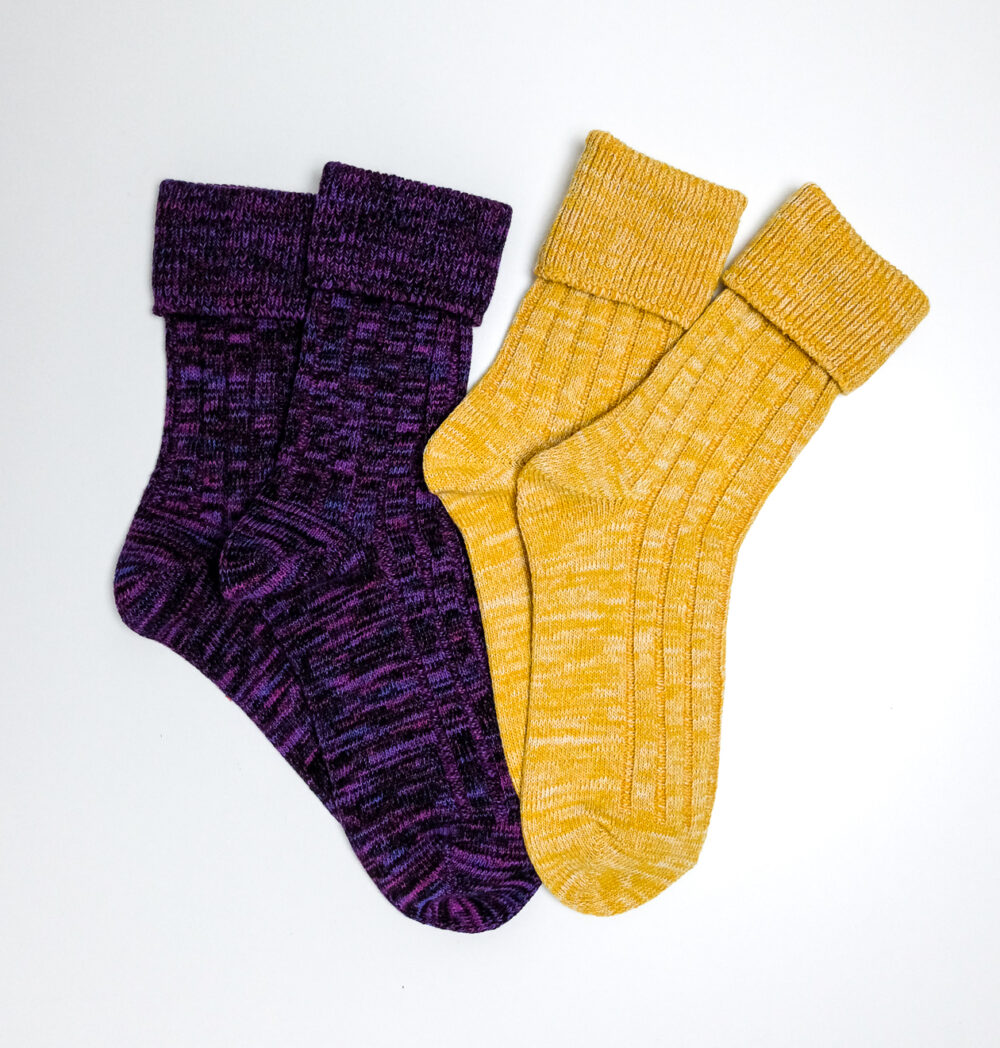 Folded Mid-Calf Socks - Image 3