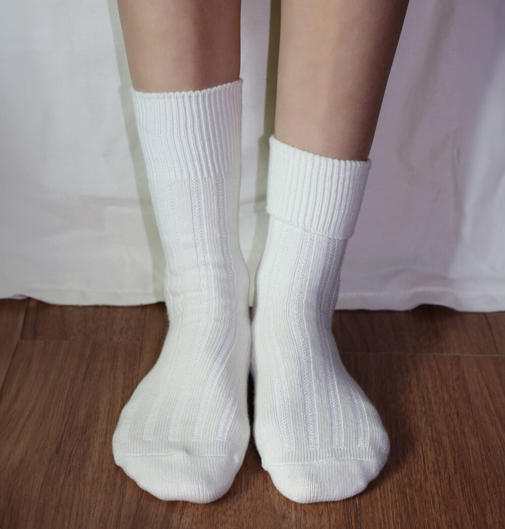 Folded Mid-Calf Socks - Image 2