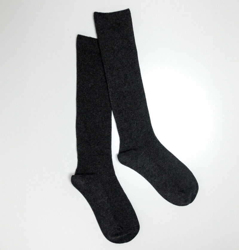 Fine Ribbed Calf Socks