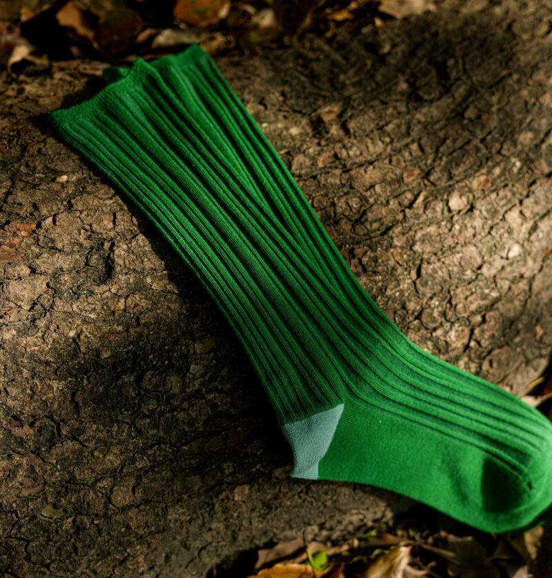 Summer Ribbed Lisle Socks
