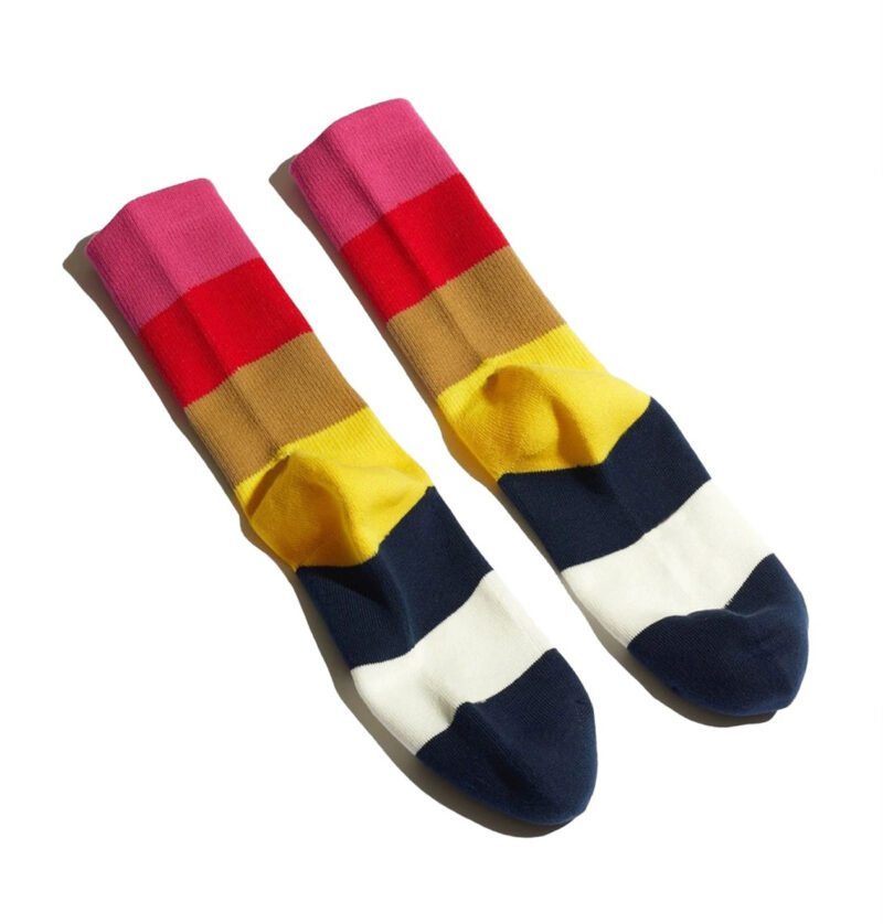 Thick Multicolour Crew Socks